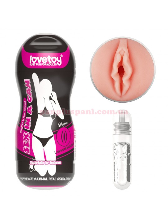 Мастурбатор LoveToy Sex In A Can Vagina Lotus Tunnel