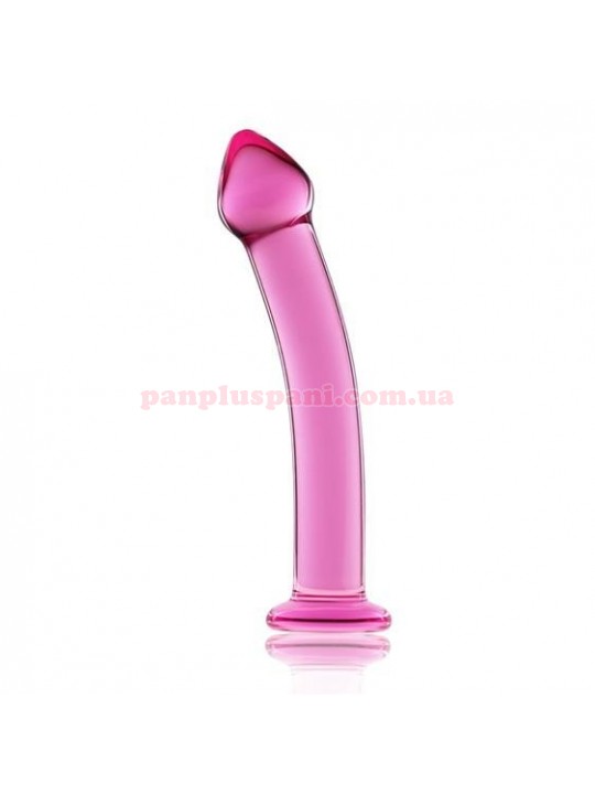Фалоімітатор Glass Romance GS03 Pink скляний