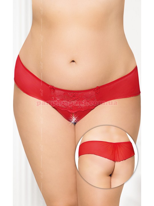 Трусики жіночі SoftLine 2433 Plus Size червоні XXXL
