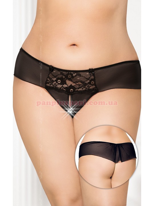 Трусики жіночі SoftLine 2433 Plus Size чорні XXXL