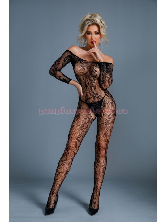 Бодістокінг Caprice Lingerie Model 10 Black One Size