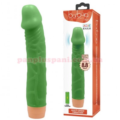 Вібратор Barbara Bill Green BW-001023R