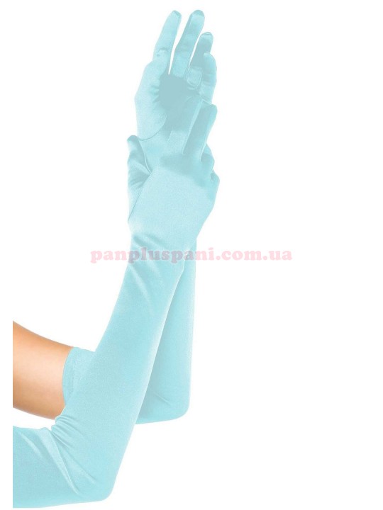 Рукавички Leg Avenue Extra Long Satin Gloves blue