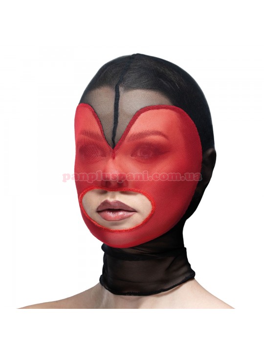 Маска Feral Feelings Hearts Mask Black/Red