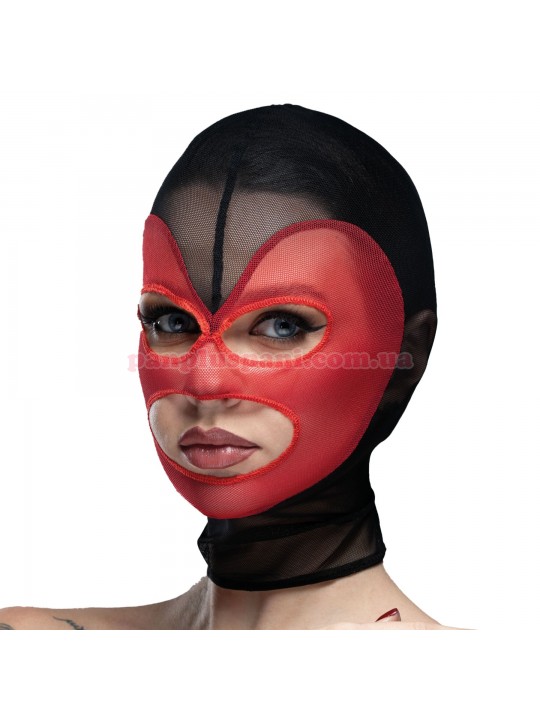 Маска Feral Feelings Hearts Mask SO9323 Black/Red