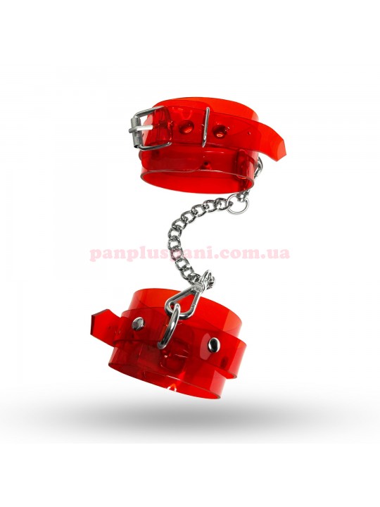 Наручники Feral Feelings Hand Restraints Trasparent Red