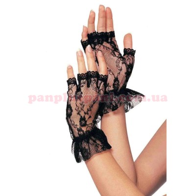 Рукавички Leg Avenue Wrist length fingerless gloves black