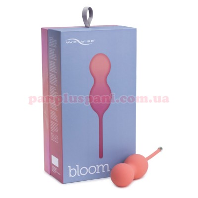 Вагінальні кульки We-Vibe Bloom з вібрацією, смарт, Ø3.3 см, вага до 80 г