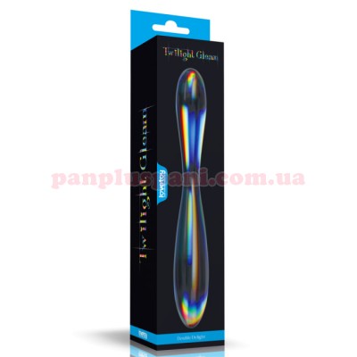 Фалоімітатор Twilight Gleam Glass Dildo Double Delight скляний