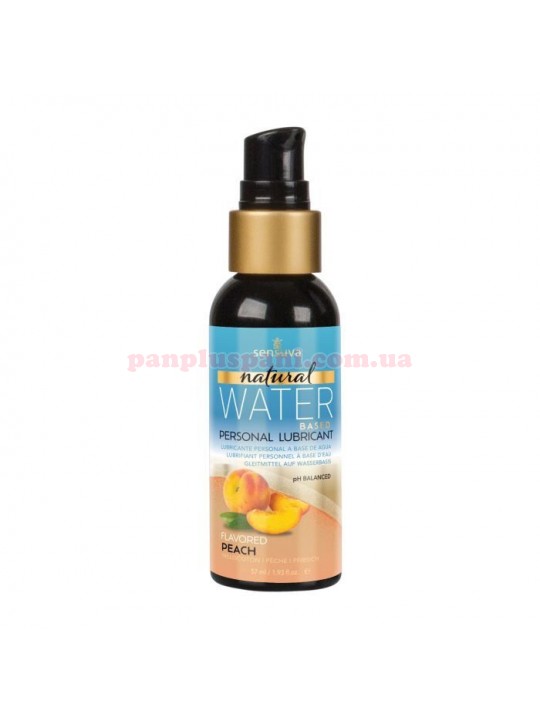 Лубрикант Sensuva Natural Water-Based Peach їстівний на водній основі 57 мл