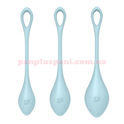 Набір вагінальних кульок Satisfyer Yoni Power 2 Light Blue