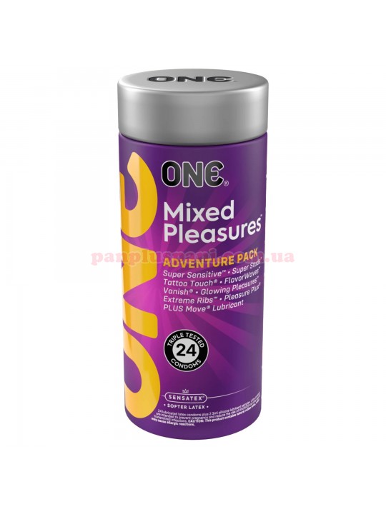 Презервативи ONE Mixed Pleasures 24 шт