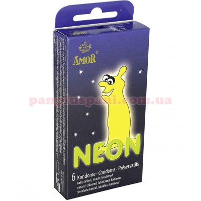 Презервативи Amor Neon 6 шт