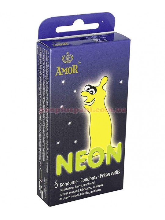 Презервативи Amor Neon 6 шт