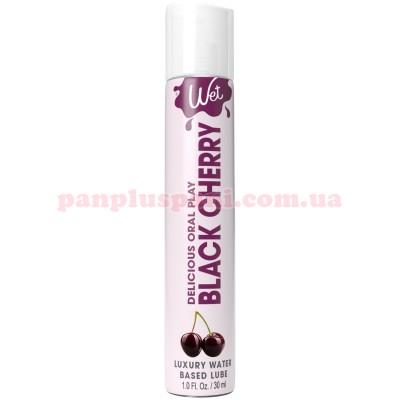 Лубрикант Wet Oral Play Black Cherry їстівний на водній основі 30 мл