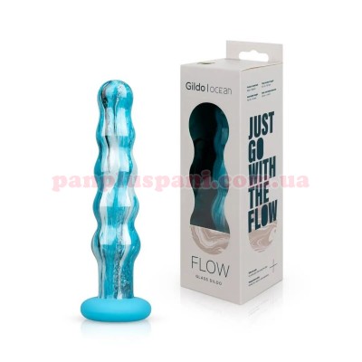Фалоімітатор Gildo Ocean Flow скляний