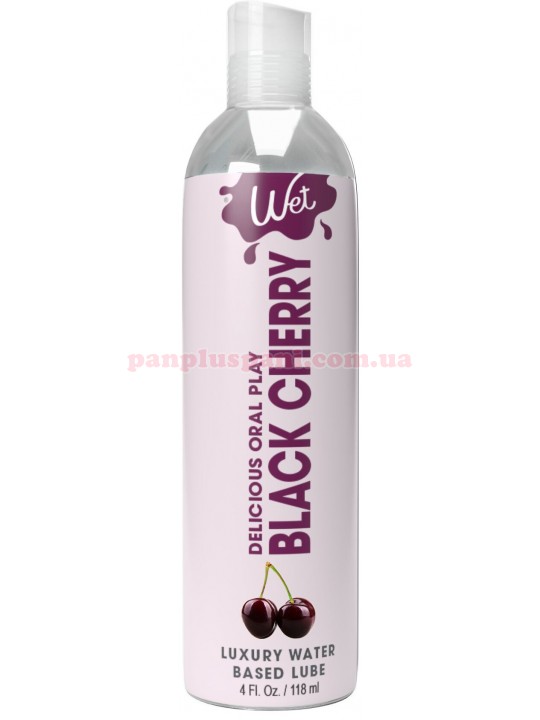 Лубрикант Wet Oral Play Black Cherry їстівний на водній основі 118 мл