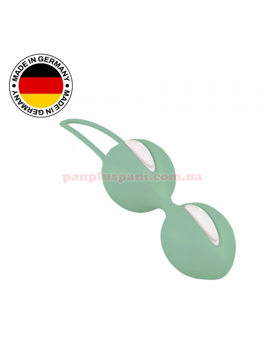 Вагінальні кульки Fun Factory Smartballs Duo pistachio, Ø3.6 см, вага 74 г