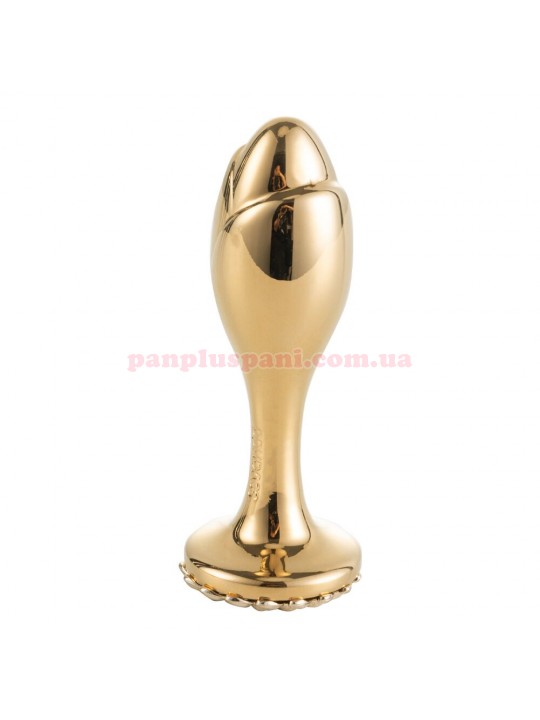 Анальна пробка Lockink Sevanda Pearl Rose, Ø3 см, вага 113 г