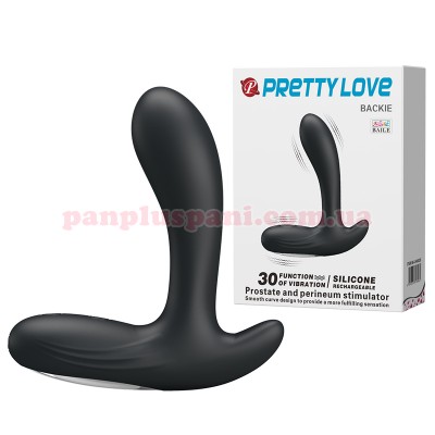 Масажер простати Pretty Love Backie BI-040029 Black з вібрацією