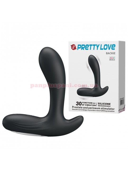 Масажер простати Pretty Love Backie BI-040029 Black з вібрацією