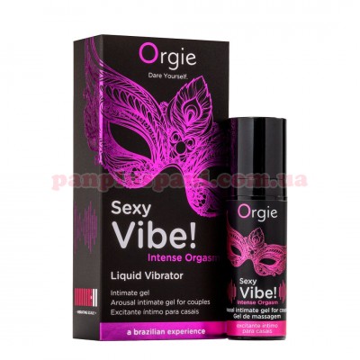 Рідкий вібратор Orgie Sexy Vibe! Intense Orgasm 15 мл