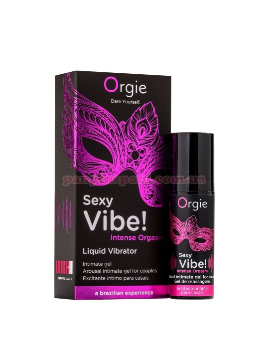 Рідкий вібратор Orgie Sexy Vibe! Intense Orgasm 15 мл