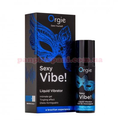Рідкий вібратор Orgie Sexy Vibe! Liquid Vibrator 15 мл
