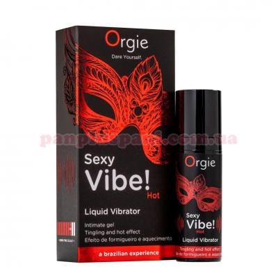 Рідкий вібратор Orgie Sexy Vibe! Hot 15 мл