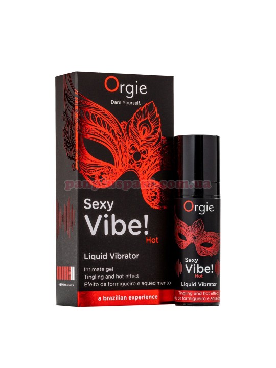 Рідкий вібратор Orgie Sexy Vibe! Hot 15 мл
