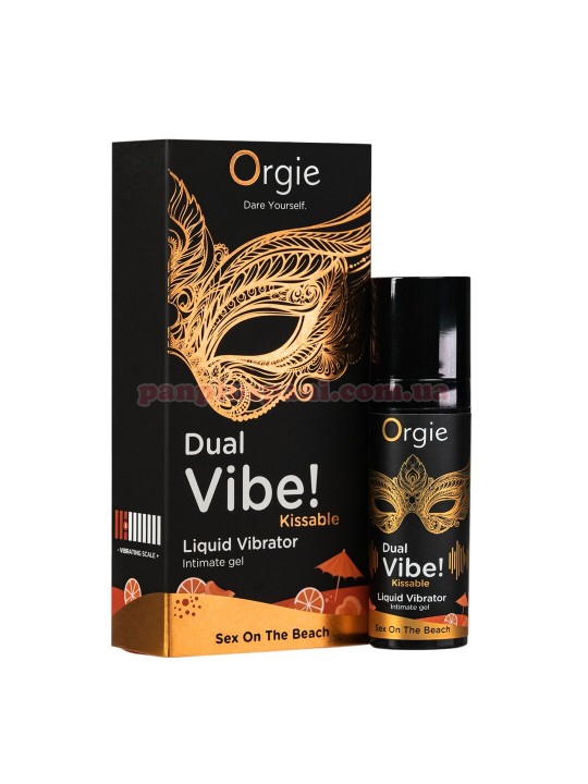 Рідкий вібратор Orgie Dual Vibe! Sex On The Beach 15 мл