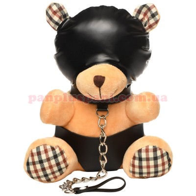 Ведмедик Hooded Teddy Bear у масці з повідцем