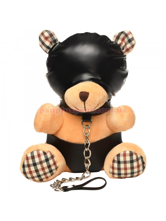 Ведмедик Hooded Teddy Bear у масці з повідцем
