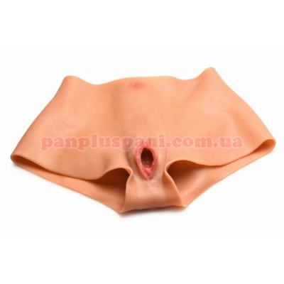 Накладна вагіна Master Series Pussy Panties Silicone Vagina + Ass Panties S