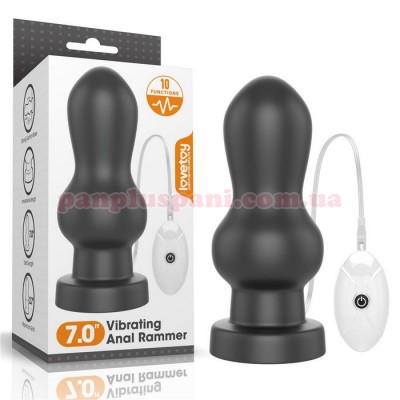 Анальна пробка King Sized Vibrating Anal Rammer з вібрацією, Ø7 см, вага 422 г