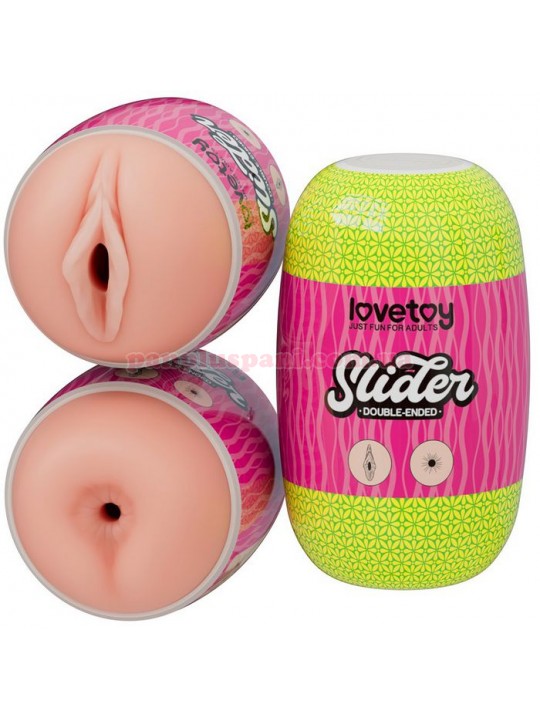 Мастурбатор Slider Double-Ended Masturbator Vagina and Anus