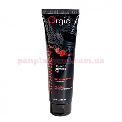 Лубрикант Orgie Lube Tube Strawberry їстівний на водній основі 100 мл