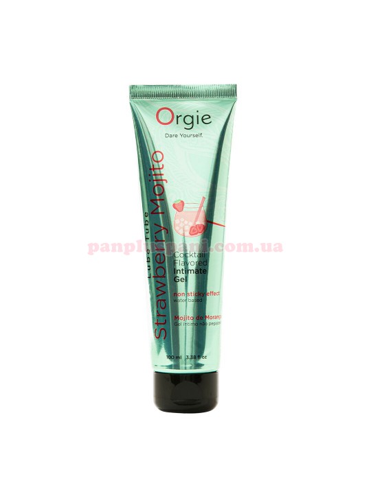 Лубрикант Orgie Lube Tube Cocktail Strawberry Mojito їстівний на водній основі 100 мл