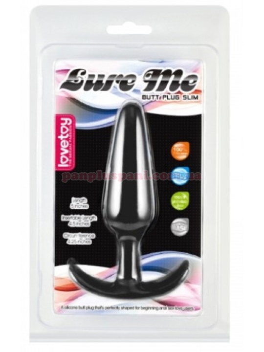 Анальна пробка Lure me Classic Anal Plug L Ø3 см, вага 71 г