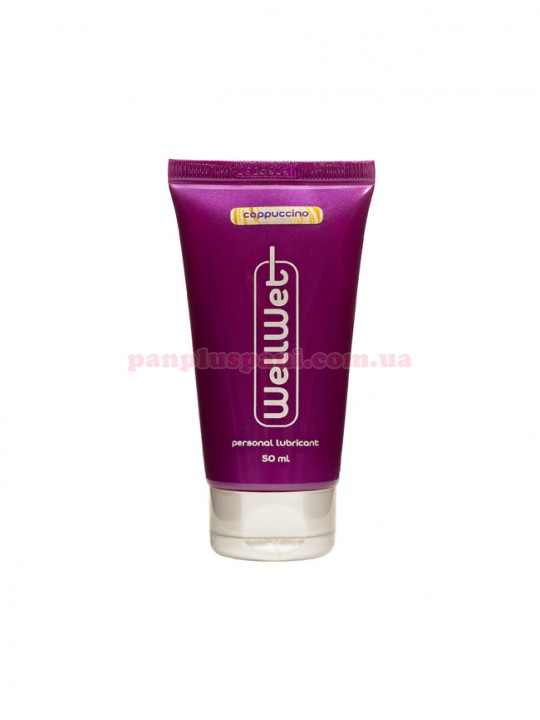 Лубрикант WellWet Cappuccino їстівний на водній основі 50 мл