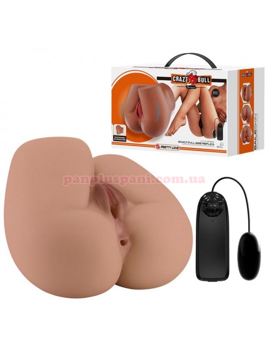 Мастурбатор Crazy Bull Bernace з вібрацією і пультом д/к
