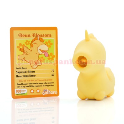 Вібратор Unihorn Bean Blossom з рухомим язичком Вібратор Unihorn Bean Blossom з рухомим язичком