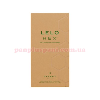 Презервативи LELO HEX Condoms Organic 12 шт