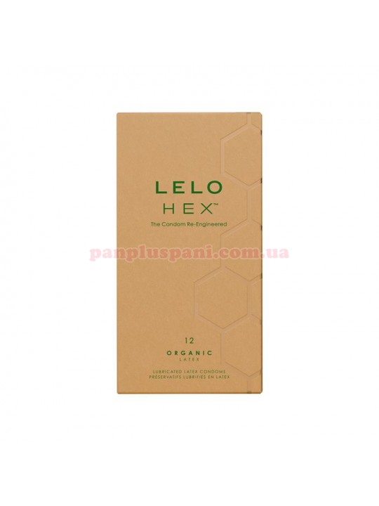 Презервативи LELO HEX Condoms Organic 12 шт