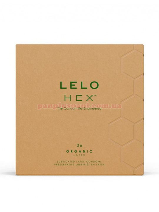 Презервативи LELO HEX Condoms Organic 36 шт