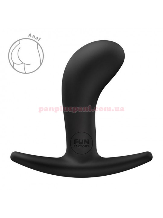 Анальна пробка Fun Factory Bootie S Black, Ø2.8 см, вага 42 г
