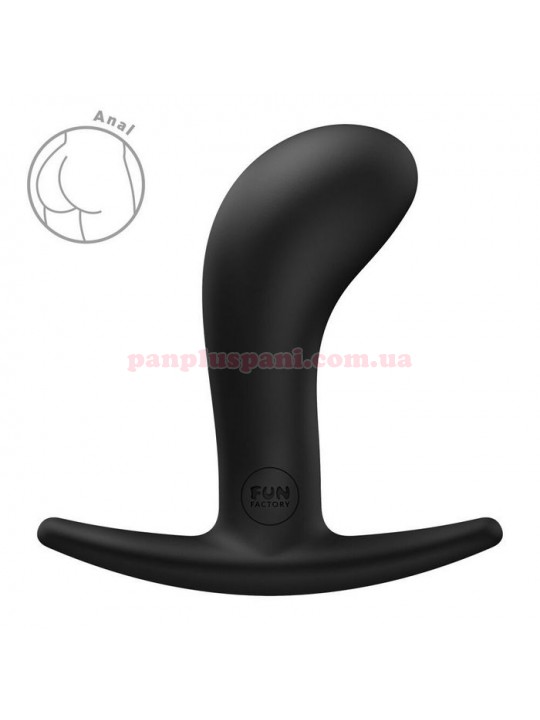 Анальна пробка Fun Factory Bootie M Black, Ø3.5 см, вага 69 г