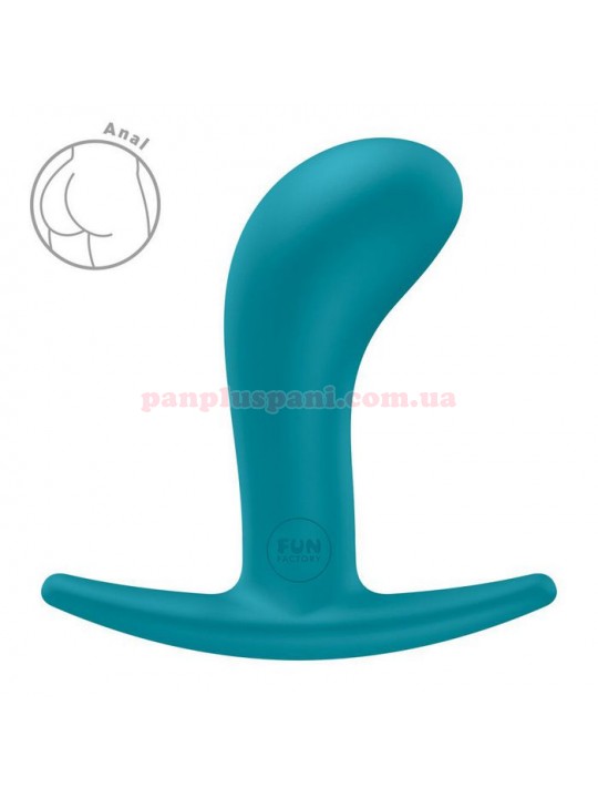 Анальна пробка Fun Factory Bootie M Aquamarine, Ø3.5 см, вага 69 г