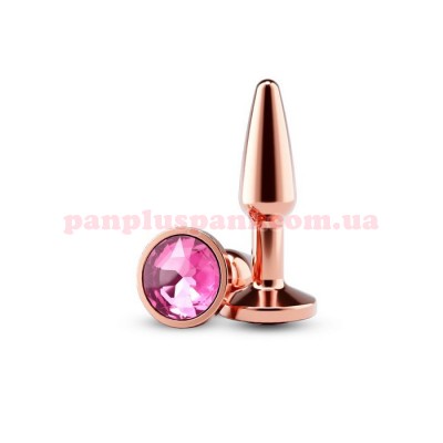 Анальна пробка NS Novelties Rear Assets Tapered Rose Gold/Pink S, Ø3.2 см