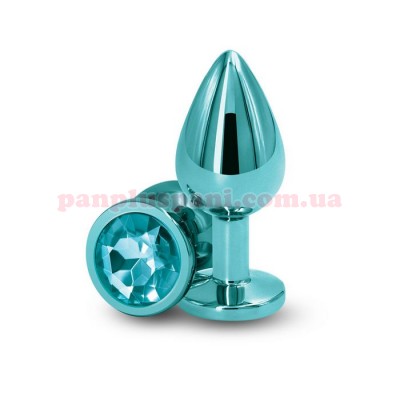 Анальна пробка NS Novelties Rear Assets Teal M, Ø3.4 см, вага 110 г